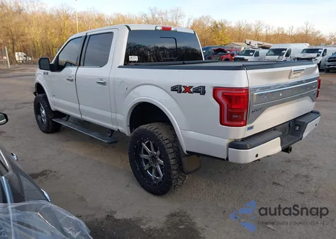 2016 Ford F-150 Platinum из США, поврежденный, VIN 1FTEW1EG2GFD35431
